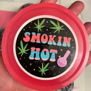 Smokin Hot Coaster Glow in the Dark Resin